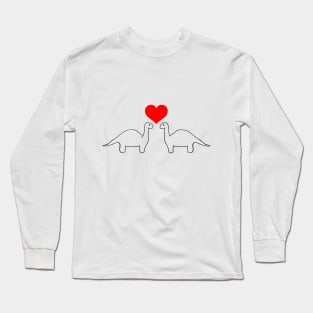 Dino Love Long Sleeve T-Shirt